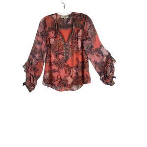 Hale Bob 34 chest 26 long flouncy feminine romantic womens XS